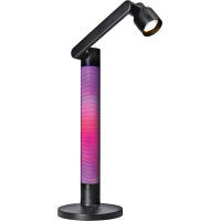 Solight LED stmívatelná lampička s RGB podsvícením, 10W, 600lm, změna chromatičnosti, dálkový ovladač