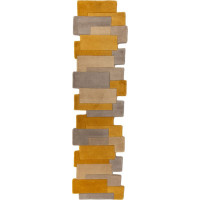 Běhoun Abstract Collage Ochre/Natural