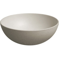 Sapho FORMIGO betonové umyvadlo na desku, Ø 39cm, písková FG314