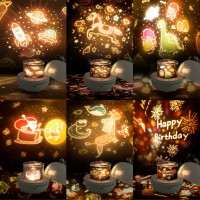 Noční lampička/projektor STARLY