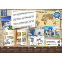 TREFL BRICK TRICK Travel: Santorini M 260 dílů