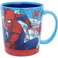 STOR Hrneček s protiskluzovým dnem 410 ml Spiderman