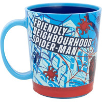 STOR Hrneček s protiskluzovým dnem 410 ml Spiderman