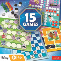 TREFL Sada 15 stolních her Disney