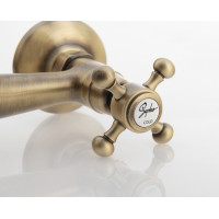 ANTEA nástěnná baterie, horní ramínko, bronz 3366