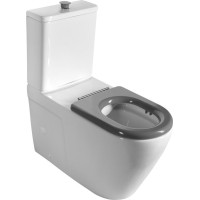 Sapho MEDIC RIMLESS WC mísa pro kombi, spodní/zadní odpad, bílá MC102-111