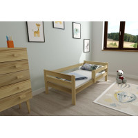 Dětská postel EDITA z masivu borovice - 200x90 cm - přírodní