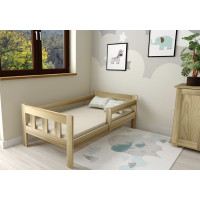 Dětská postel MÁJA z masivu borovice - 200x90 cm - přírodní