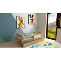 Dětská postel MÁJA z masivu borovice - 200x90 cm - přírodní