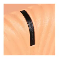 Moderní cestovní kufry SWAN - set KK+XS+S+M+L - broskvová oranžová