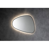 Sapho ELENA zrcadlo s LED podsvícením 20W, 68x96cm, černá mat 30574CI