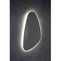 Sapho ELENA zrcadlo s LED podsvícením 20W, 68x96cm, černá mat 30574CI