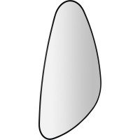 Sapho ELENA zrcadlo s LED podsvícením 20W, 68x96cm, černá mat 30574CI