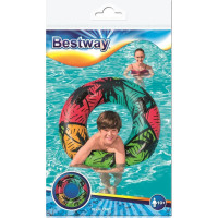 BESTWAY Nafukovací kruh s madly 91 cm Palmy