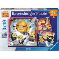 RAVENSBURGER Puzzle Já, padouch 4, 3x49 dílků