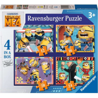 RAVENSBURGER Puzzle Já, padouch 4, 4v1 (12, 16, 20, 24 dílků)