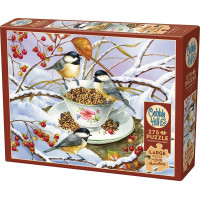 COBBLE HILL Puzzle Sýkorky na čaji XL 275 dílků