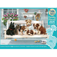 COBBLE HILL Rodinné puzzle Kamarádi na verandě 350 dílků