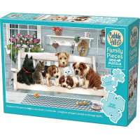 COBBLE HILL Rodinné puzzle Kamarádi na verandě 350 dílků