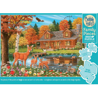 COBBLE HILL Rodinné puzzle Rybník u chalupy 350 dílků