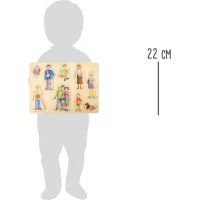 small foot Dřevěné puzzle Rodina