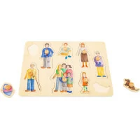 small foot Dřevěné puzzle Rodina