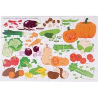 Bigjigs Toys Podlahové puzzle Zelenina