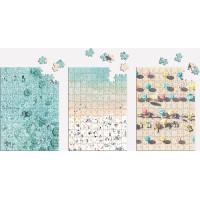 Galison Puzzle Letecké záběry pláží 3×120 dílků