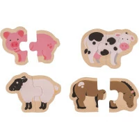 Bigjigs Toys Easy puzzle Zvířátka z farmy
