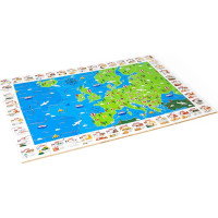 Bigjigs Toys Puzzle Evropské památky