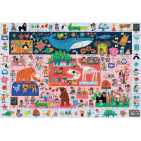Mudpuppy Puzzle skládej a hledej "Přírodovědné muzeum" 64 dílů