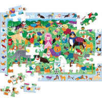 Mudpuppy Puzzle skládej a hledej "Psí den" 64 dílů