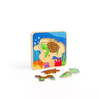 Bigjigs Toys Puzzle Životní cyklus želvy