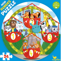 Magellan Kulaté puzzle Zvířátka na ruském kole