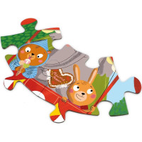 Magellan Kulaté puzzle Zvířátka na ruském kole
