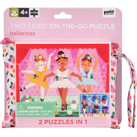 Petit Collage Oboustranné puzzle 2v1 baletky