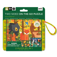 Petit Collage Puzzle 2v1 lesní zvěř