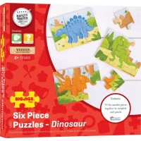 Bigjigs Toys Puzzle 3v1 dinosauři