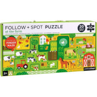 Petit Collage Bludiště a puzzle Farma