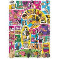 COBBLE HILL Puzzle Doodlecats 1000 dílků