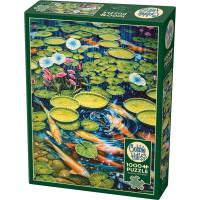 COBBLE HILL Puzzle Jezírko s koi kapry 1000 dílků