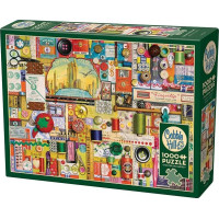 COBBLE HILL Puzzle Šicí pomůcky 1000 dílků