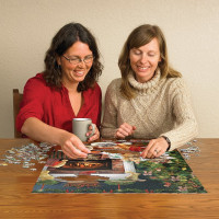 COBBLE HILL Puzzle Vánoční koťata 1000 dílků