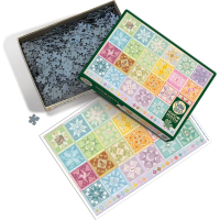 COBBLE HILL Puzzle Vyšívaná deka: Hvězdná roční období 1000 dílků