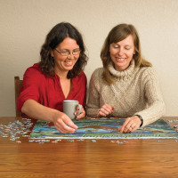 COBBLE HILL Puzzle Závislý na rybaření 1000 dílků