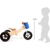 small foot Dřevěné odrážedlo Maxi 2 v 1 tyrkysové