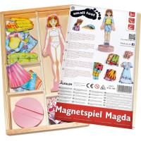 small foot Převlékací magnetická panenka Magda