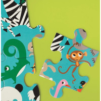 Mudpuppy Jumbo puzzle Zvířátka z celého světa 25 dílků