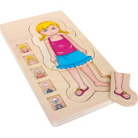 small foot Dřevěné puzzle anatomie