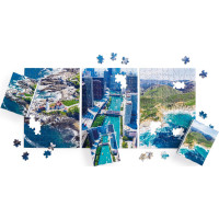 Galison Puzzle Letecké záběry USA 3×120 dílků